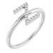 Ladies Natural Diamond Initial Z Ring (I1, G-H) — Sterling Silver