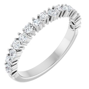 Ladies Natural Diamond Anniversary Band (SI2-SI3, G-H) — Platinum