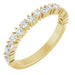 Ladies Natural Diamond Anniversary Band (SI2-SI3, G-H) — 14K Yellow Gold