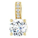 Ladies Natural Diamond Pendant (I1, G-H) — 14K Yellow Gold