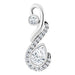 Ladies Natural Diamond Pendant (Si2-Si3, Ghi, G-H) — Sterling Silver