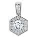 Ladies Natural Diamond Pendant (I1, G-H) — 14K White Gold