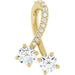Ladies Natural Diamond Pendant (I1, G-H) — 14K Yellow Gold
