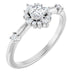 Ladies Natural Diamond Ring (SI2-SI3, G-H) — Platinum