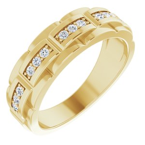 Ladies Natural Diamond Ring (I1, G-H) — 14K Yellow Gold