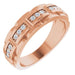 Ladies Natural Diamond Ring (I1, G-H) — 14K Rose Gold