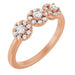 Ladies Natural Diamond Anniversary Band (SI2-SI3, G-H) — 14K Rose Gold