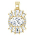 Ladies Natural Diamond Pendant (I1, G-H, Ghi) — 14K Yellow Gold