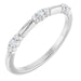Ladies Natural Diamond Stackable Ring (SI2-SI3, G-H) — Platinum