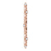 Ladies Natural Diamond Vintage-Inspired Vertical Bar Pendant (I1, G-H) — 14K Rose Gold