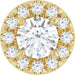 Ladies Natural Diamond Pendant (I1, G-H) — 14K Yellow Gold