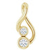 Ladies Natural Diamond Hold You Forever® Pendant (I1, G-H) — 14K Yellow Gold