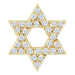 Ladies Natural Diamond Star of David Pendant (I1, G-H) — 14K Yellow Gold