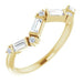 Ladies Natural Diamond Stackable Ring (I1, G-H) — 14K Yellow Gold