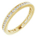 Ladies Natural Diamond Stackable Ring (I1, H+) — 14K Yellow Gold