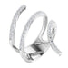 Ladies Natural Diamond Spiral Wrap Ring (I1, H+) — 14K White Gold