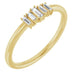 Ladies Natural Diamond Stackable Ring (SI2-SI3, GHI) — 14K Yellow Gold