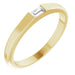 Ladies Natural Diamond Stackable Ring (Si2-Si3, Ghi) — 14K Yellow Gold