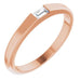 Ladies Natural Diamond Stackable Ring (Si2-Si3, Ghi) — 14K Rose Gold