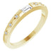 Ladies Natural Diamond Stackable Ring (SI2-SI3, GHI) — 14K Yellow Gold