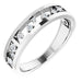 Ladies Natural Diamond Stackable Ring (SI2-SI3, G-H) — Platinum