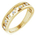Ladies Natural Diamond Stackable Ring (I1, G-H) — 14K Yellow Gold