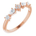 Ladies Natural Diamond Stackable Ring (SI2-SI3, GHI) — 14K Rose Gold