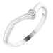 Ladies Natural Diamond Stackable (SI2-SI3, G-H) — Platinum