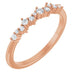Ladies Natural Diamond Stackable Ring (SI2-SI3, G-H) — 14K Rose Gold