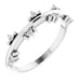 Ladies Natural Diamond Stackable Ring (SI2-SI3, G-H) — Platinum