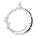 Ladies Natural Diamond Crescent Moon Pendant (Si2-Si3, G-H) — Platinum