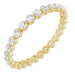 Ladies Natural Diamond Eternity Band Size 5 (Si2-Si3, G-H) — 14K Yellow Gold