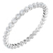 Ladies Natural Diamond Eternity Band Size 7 (Si2-Si3, G-H) — Platinum
