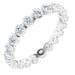 Ladies Natural Diamond Eternity Band Size 5.5 (Si2-Si3, G-H) — Platinum