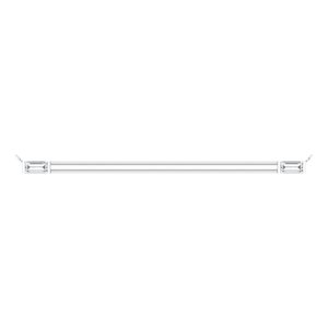Ladies Natural Diamond Bar Necklace Center (I1, Ghi) — 14K White Gold