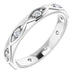 Ladies Natural Diamond Eternity Band Size 5 (Si2-Si3, G-H) — 14K White Gold