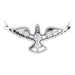 Ladies Natural Diamond Petite Holy Spirit Necklace Center (I1, G-H) — Platinum