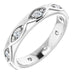 Ladies Natural Diamond Eternity Band Size 5 (Si2-Si3, G-H) — Platinum