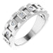 Ladies Natural Diamond Chain Link Ring (SI2-SI3, G-H) — Platinum
