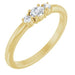Ladies Natural Diamond Stackable Ring (SI2-SI3, GHI) — 14K Yellow Gold