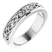 Ladies Natural Diamond Eternity Band Size 4.5 (Si2-Si3, G-H) — 14K White Gold