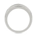 MEN'S BAND 1.00CT ROUND DIAMOND 10K WHITE GOLD