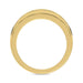 MEN'S BAND 1.00CT ROUND DIAMOND 10K YELLOW GOLD