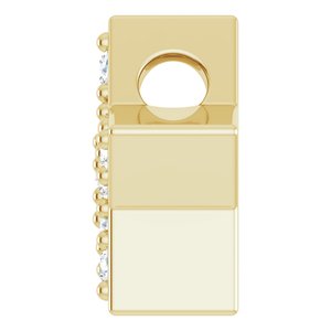 Ladies Natural Diamond Star Pendant (I1, G-H) — 14K Yellow Gold