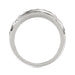 MEN'S BAND 0.50CT ROUND DIAMOND 10K WHITE GOLD