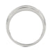MEN'S BAND 0.25CT ROUND DIAMOND 10K WHITE GOLD