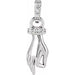 Ladies Natural Diamond Hand of Buddha Pendant (Si2-Si3, G-H) — Platinum