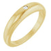 Ladies Natural Diamond Petite Dome Ring (I1, G-H) — 14K Yellow Gold