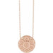 Ladies Natural Diamond Mantra Necklace (I1, G-H) — 14K Rose Gold