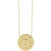 Ladies Natural Diamond Mantra Necklace (I1, G-H) — 14K Yellow Gold